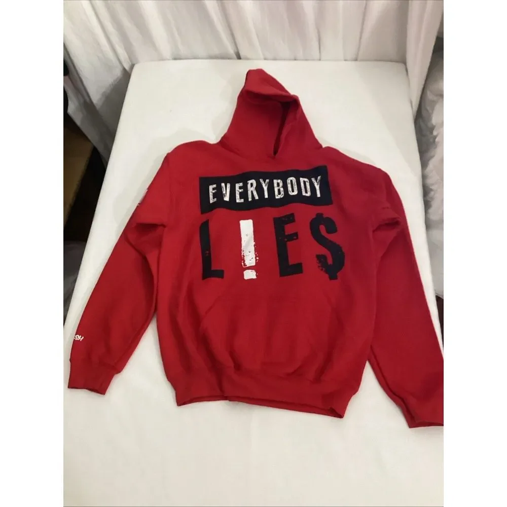 Served Fresh collection XS Sweatshirt Hoodie Pinocchio Red Black‎ 58926
